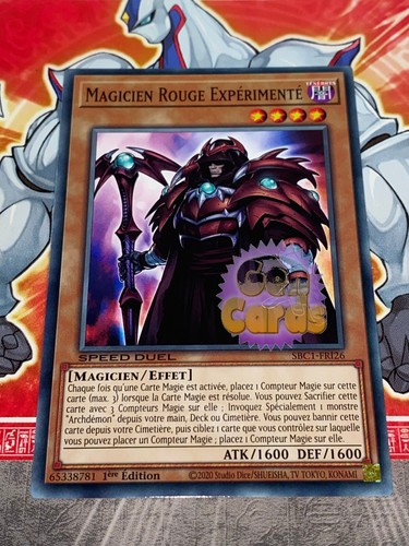 Carte magicien rouge - yu, gi