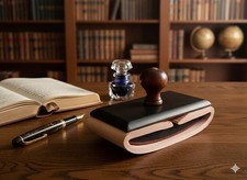 Ancien Tampon buvard de bureau