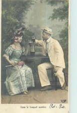 CP BARBU CHAPEAU FEMME