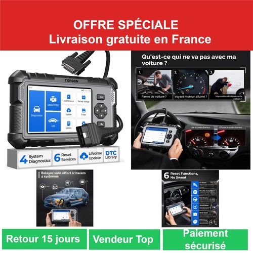 Topdon ad500 valise diagnostic - topdon,