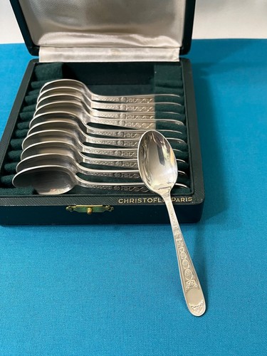 Cuillère moka christofle - a,