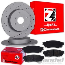 Disques De Frein Sport + Plaquettes Arrière Pour TOYOTA C-HR X1 YARIS CROSS