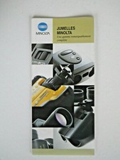 Dépliant   JUMELLES  MINOLTA