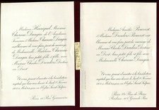 2 faire part de Mariage