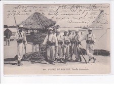 MILITAIRE LEGION ETRANGERE: poste de police, tenue coloniale - très bon état