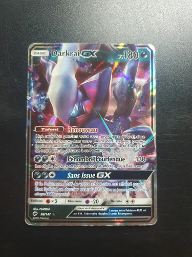Carte pokémon darkrai - pokémon, gx