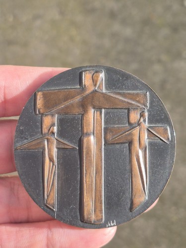 Médaille ancienne bronze - médaille,