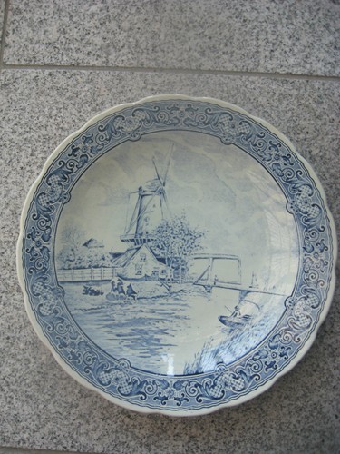 Assiette murale faïence - murale,