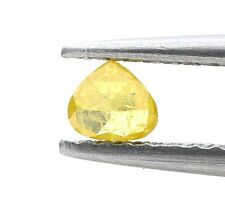 Déguisement Véritable Naturel Diamant 0.18ct or Jaune Couleur Poire Rose Coupe À
