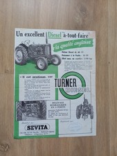 COPIE PROSPECTUS TRACTEUR  ANGLAIS TURNER PROSPEKT TRAKTOR TRACTOR BROCHURE