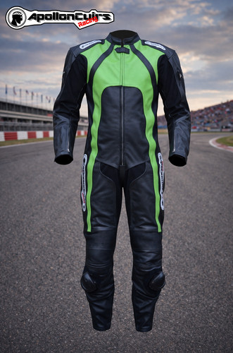 Combinaison moto cuir piste - cuir,
