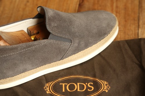 Mocassins daim gris tods - mocassins, en
