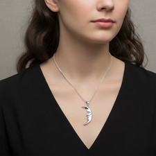 Pendentif lune argent 925