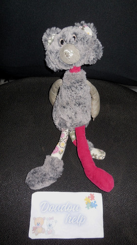 Doudou peluche chat - doudou,