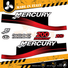 Décalcomanies adhésif Moteur hors-bord Mercury 200 Ch - Four Stroke EFI B
