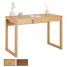 Bureau en bois avec 2 tiroirs