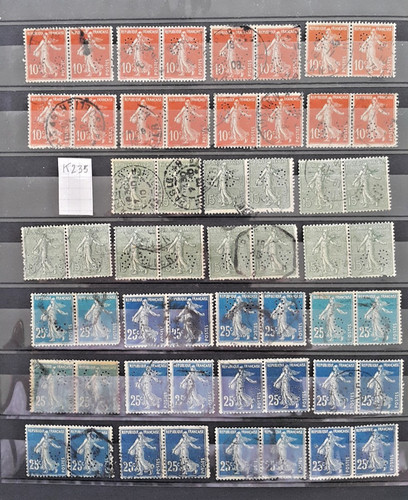 K235 france lots timbres - de,