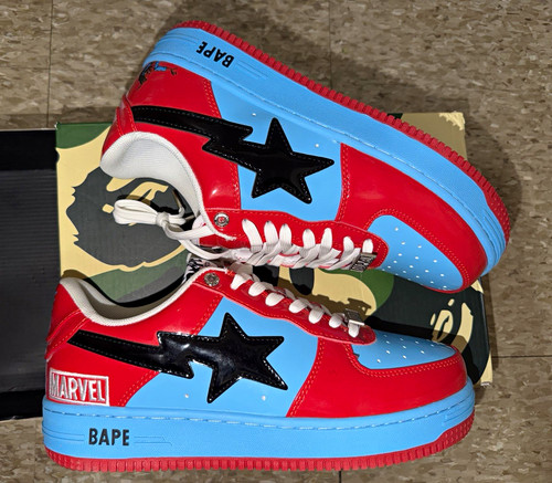 Bathing ape bapesta marvel - ape,