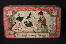 Ancienne boite tôle - boite,