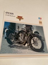 Styl'son 350 RHE Blackburne 1930 carte moto de collection Atlas France