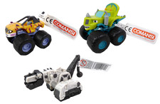 3 Figurines Blaze et les Monster Machines + Dinotrux 8cm Jeu Jouet PVC LFA01