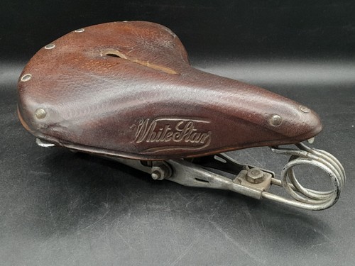Selle ancienne vélo cuir - ancienne, de