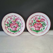 🔅 2 assiettes en faience de