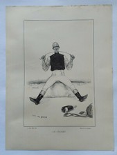 PLANCHE LE JOCKEY YAN VAN BEERS EN BON ETAT EQUITATION CHEVAL 