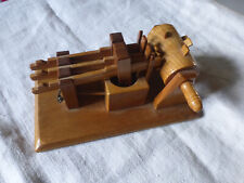 ancien modele reduit  Jouet en bois  artisanal   moulin Richard de Bas