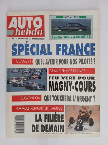 Auto hebdo 867 1993 - hebdo, gp