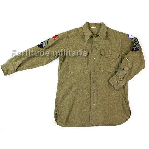 Chemise moutarde army - chemise, us