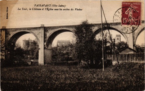 Cpa passavant tour - passavant,