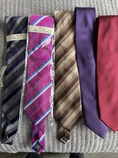 Lot de 5 cravates de luxe tout