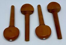 Violoncelle Chevilles, Jujube Bois Avec Cercle Incrustation, Taille Réelle 4/4