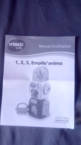 123 empilo animo cubes - 123,