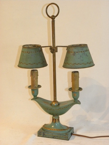 Ancienne lampe bouillotte tole - ancienne,