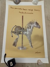 Affiche Offset Rives Prix Jean Gabin 60x40 Cm Perce Neige 2001 Moulins 