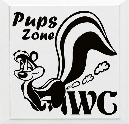 Skunk salle de bain - 1x,