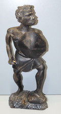 -STATUE GUERRIER HOMME AFRIQUE /MADAGASCAR COLLECTION ART TRIBAL COLLECTION   D