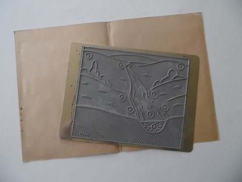 Ancien tampon encreur scolaire - tampon,