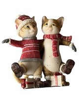 ANCIENNE FIGURINE STATUE  DUO