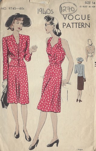 Patron couture vintage - patron,