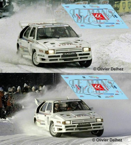 Décal citroen tc rallye - citroen,