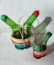 Deux serviteurs Scoubidou Huile, Vinaigre, Sel et Poivre- Année 60