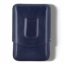 etui dupont cuir bleu pour 5