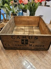 Caisse En Bois Vide Cognac Camus Ancienne