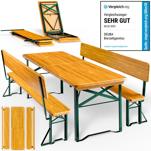 Ensemble table pliable 2x - pliable, et