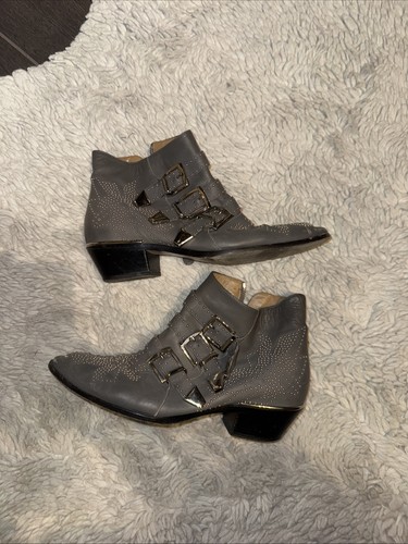 Chloe susanna ankle boot - ankle, gray