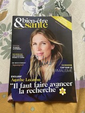 Magazine Bien Etre Sante Collector Agathe Lecaron Dedicace Autograph