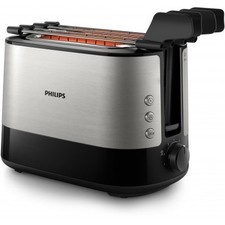 Philips Viva Collection HD2639 Inox Grille-Pain 2 Pinces 730W 7Livelli Cuisson